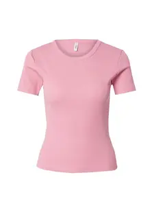 ONLY Tričko 'ONLVAL'  ružová