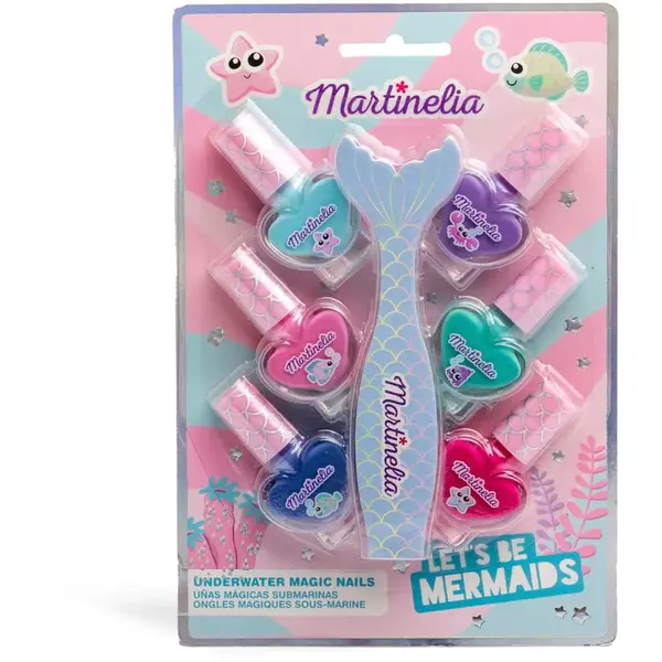 Martinelia Let´s be Mermaid Nail Set sada na nehty pro děti