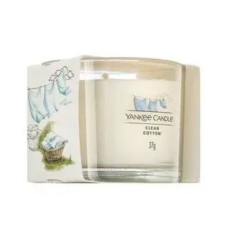 Yankee Candle Clean Cotton votivní svíčka 37 g