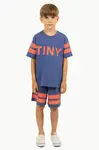 Dětské bavlněné šortky Tinycottons STRIPES LOGO SHORT