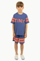 Dětské bavlněné šortky Tinycottons STRIPES LOGO SHORT