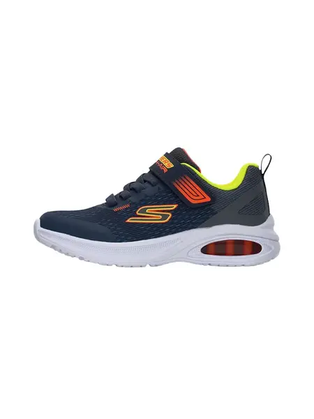 SKECHERS Tenisky 'MICROSPEC MAX ADVANCE-SQUAD-P'  námornícka modrá / neónovo žltá / oranžová
