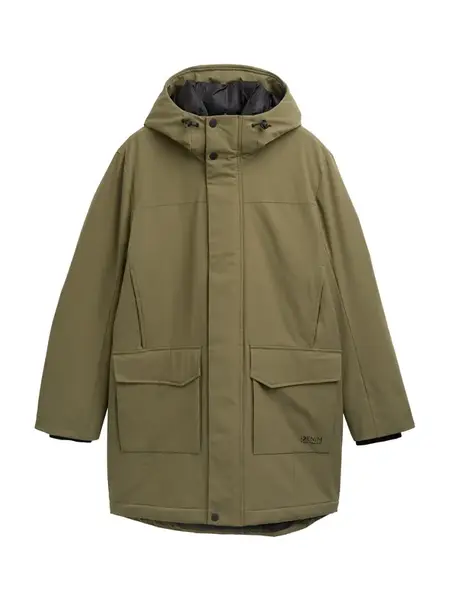 TOM TAILOR DENIM Zimná parka  olivová