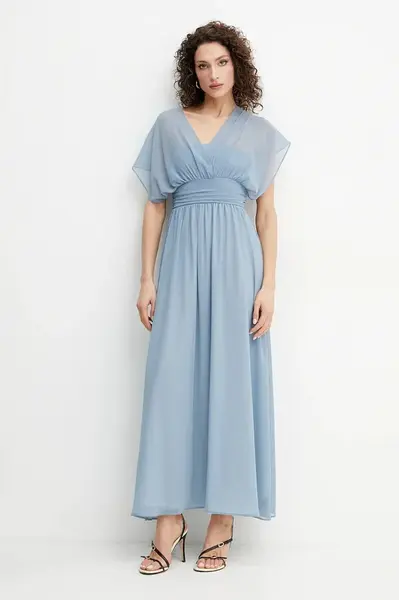 Šaty Marella Emme by Marella modrá barva, maxi, 2515221342200