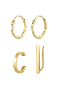 ELLI Náušnice  zlatá