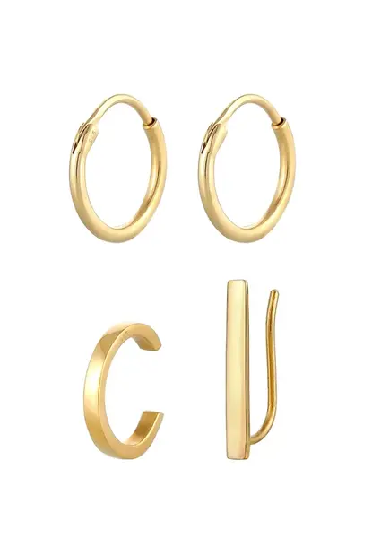 ELLI Náušnice  zlatá