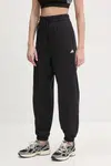 Tepláky adidas Essentials dámské, černá barva, hladké, JD7999