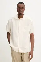 Košile s příměsí lnu A.P.C. chemisette roy