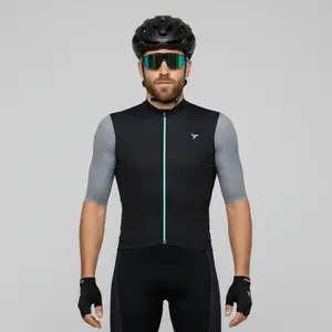 Pánský cyklistický dres silvini auronzo černá/modrá m