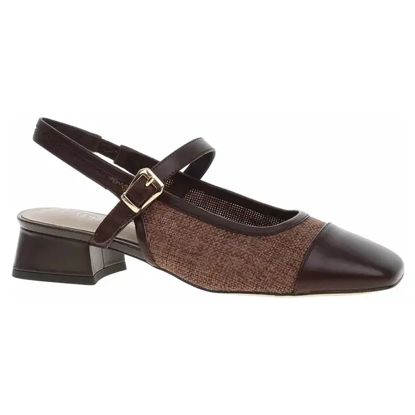 Dámské lodičky Caprice 9-29604-46 dk brown comb 38