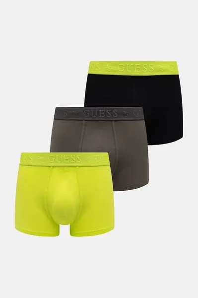 Guess boxerky pánské bavlněné s elastanem JOE 3-pack