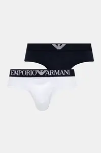 Emporio Armani Underwear slipy pánské bavlněné s elastanem 2-pack