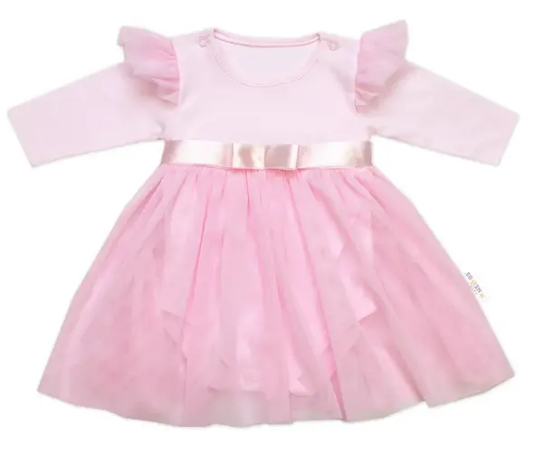 Luxusná 4D slávnostná sada pre bábätko Girl - ružová, veľ. 74