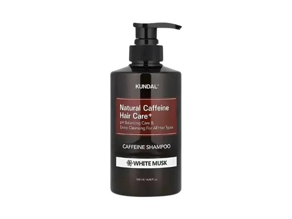 KUNDAL Natural Caffeine Hair Care, White Musk 500 ml