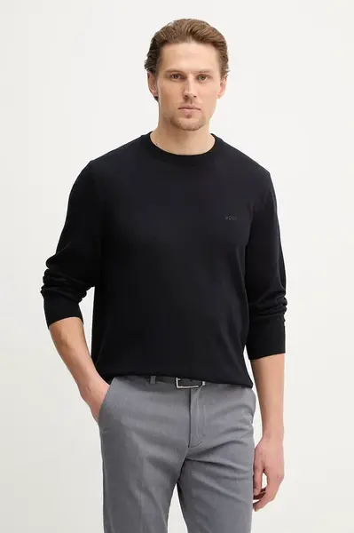 Bavlněný svetr BOSS Upacas-L