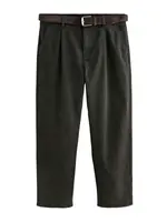 Next Plisované rifle  tmavohnedá