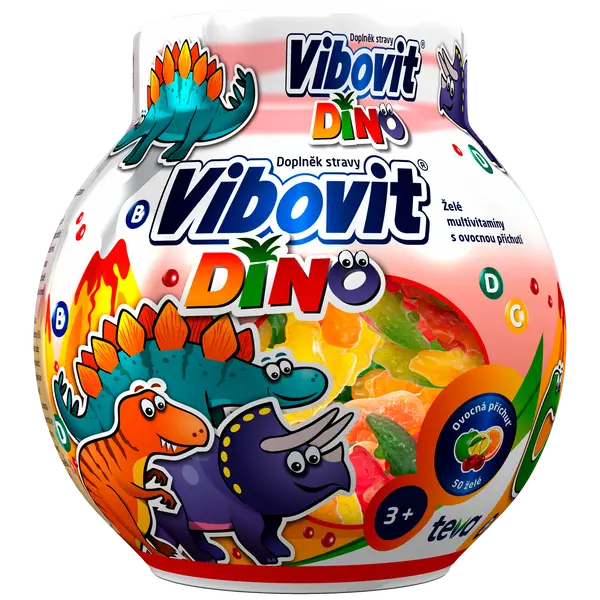 VIBOVIT Dino želé multivitamíny 50 ks