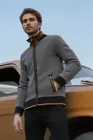 Pánská mikina Dewberry s tečkovaným vzorem