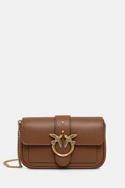 Kožená kabelka Pinko