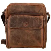 Pánská kožená crossbody taška hnědá - Bellugio Kalei