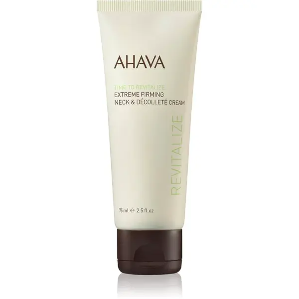AHAVA Time To Revitalize zpevňující krém na krk a dekolt 75 ml