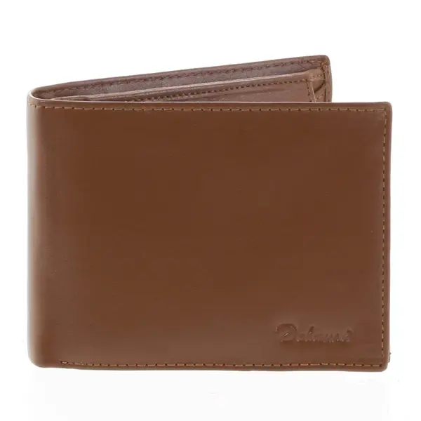Pánská kožená peněženka koňaková - Delami Francisco
