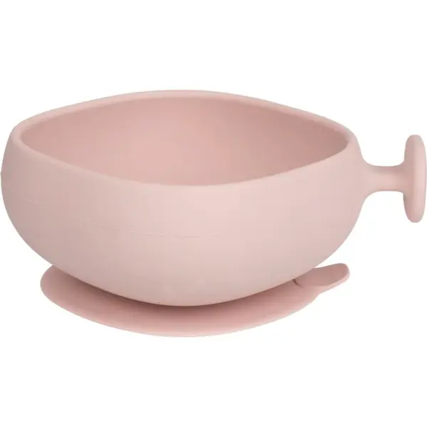 B.Box Silicone Bowl silikonová miska s víčkem Pink 300 ml