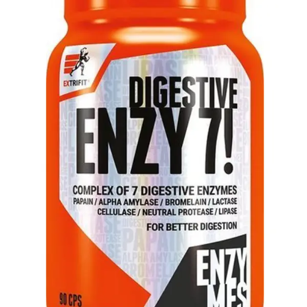 EXTRIFIT Enzy 7! Digestice Enzymes 90 kapslí