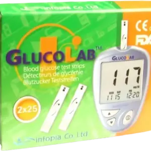 GLUCOLAB Test.proužky pro glukometr 50 ks