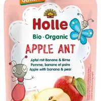HOLLE Bio pyré - Apple Ant - Jablko a banán s hruškou 100 g