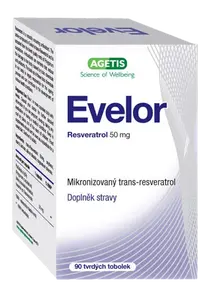 EVELOR Resveratrol 50 mg 90 tobolek
