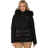 KILPI LENA Dámska lyžiarska bunda s integrovaným vyhrievaním, čierna, veľkosť