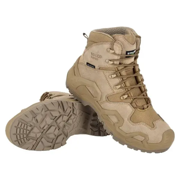 Boty DEFENDER HIGH OB tmavě běžové, 41, STALCO PERFECT