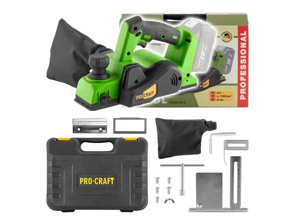 Hoblík AKU PROCRAFT PE20BL bez akumulátoru