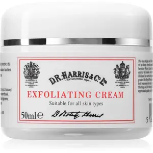 D.R. Harris Exfoliating Cream čistiaci peeling na tvár pre mužov 50 ml