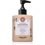 Maria Nila Colour Refresh jemná vyživující maska bez permanentních barevných pigmentů odstín Beige Brown 7.23 300 ml
