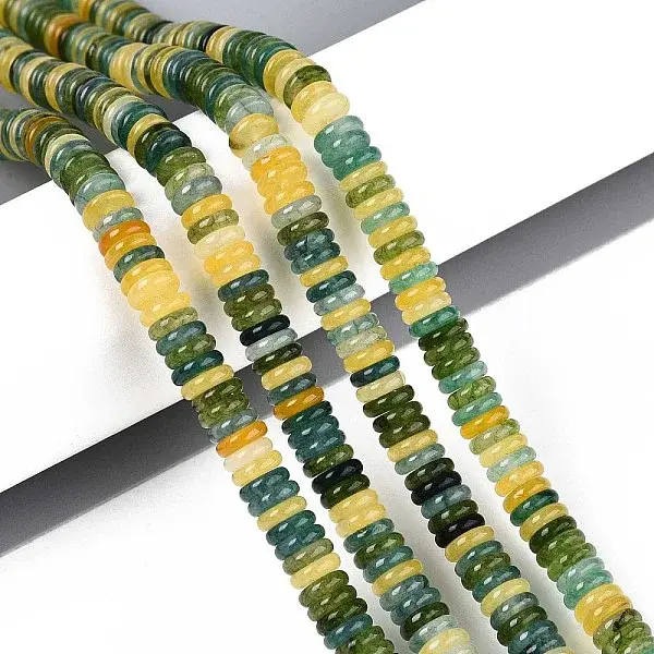 Dyed Natural White Jade Beads Strands