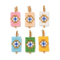 Glass Seed Beaded Pendants