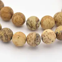Natural Picture Jasper Beads Strands