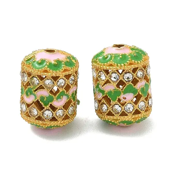 Alloy Enamel & Rhinestone Beads