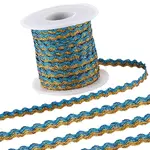 1Pc Sparkle Wavy Polyester Ribbons