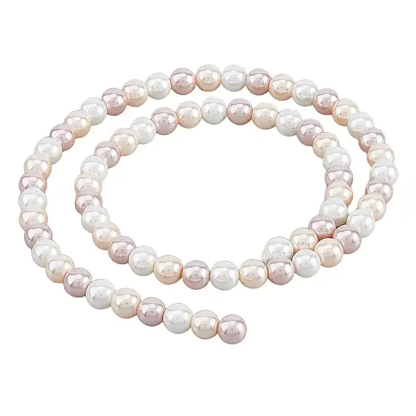 1 Strand Glass Pearl Beads Strands