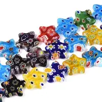 Handmade Millefiori Lampwork Beads Strands