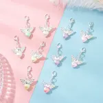 Opaque Acrylic Heart Angel Pendant Decorations