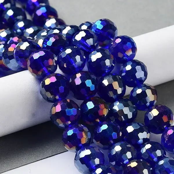 Electroplate Glass Bead Strands