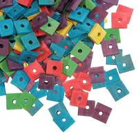 140Pcs Wood European Beads