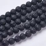 Natural Lava Rock Beads Strands