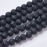 Natural Lava Rock Beads Strands