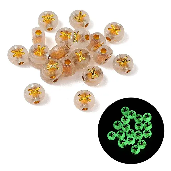 Luminous Transparent Acrylic Beads