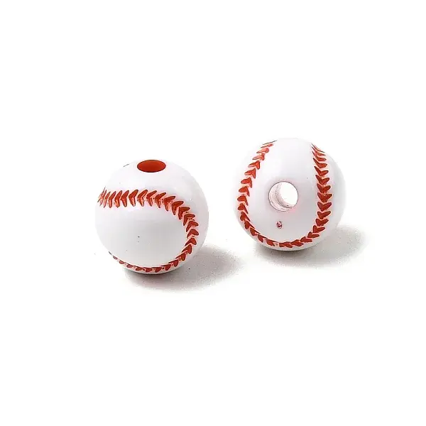 Sport Opaque Acrylic Beads
